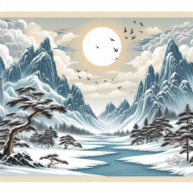 明月照积雪，朔风劲且哀。