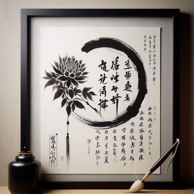 黄花本是无情物，也共先生晚节香。