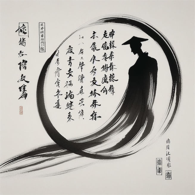 因依老宿发心初，半学修心半读书。 Poster