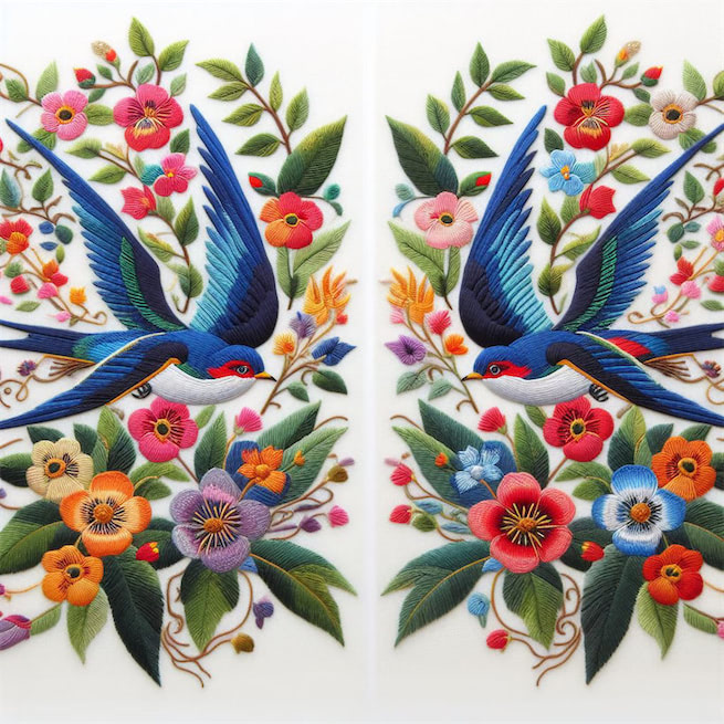 年年社日停针线。怎忍见、双飞燕。