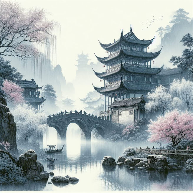 试上吴门窥郡郭，清明几处有新烟。