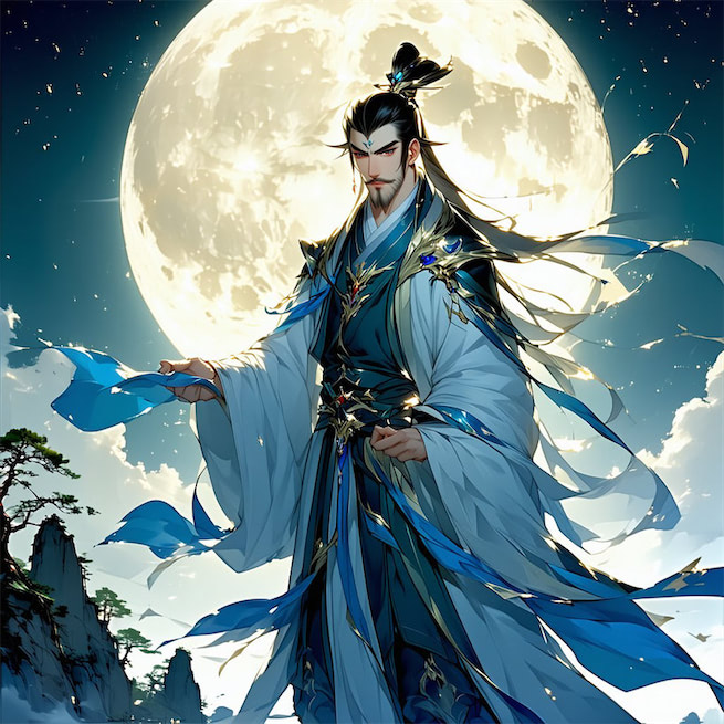 昨夜风开露井桃，未央前殿月轮高。 Poster