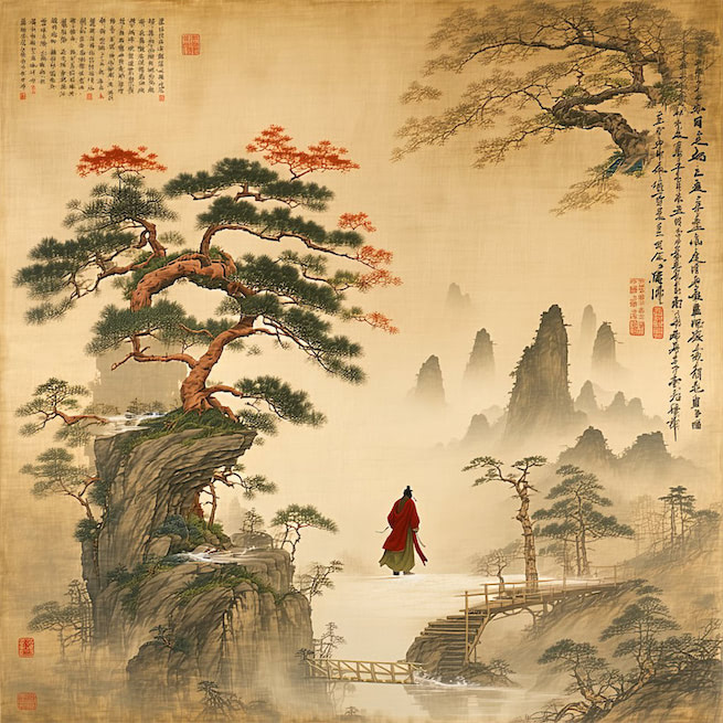 第四桥边，拟共天随住。