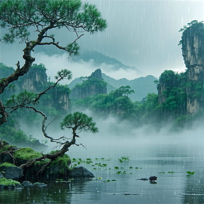 风雨送人来，风雨留人住。 Poster