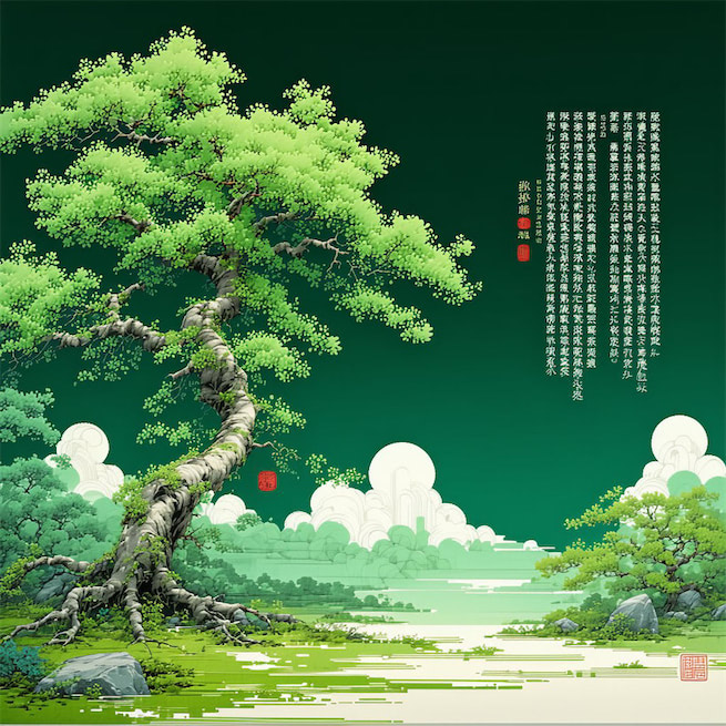 伤心桥下春波绿，曾是惊鸿照影来。