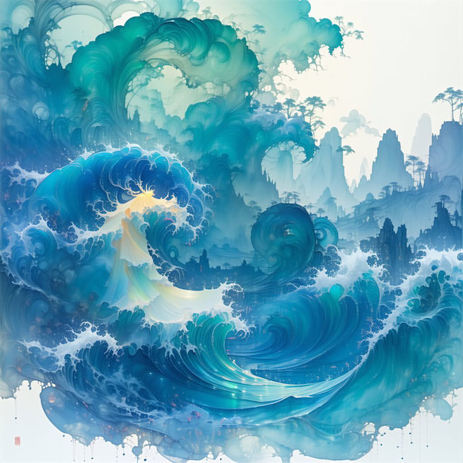 冰，水为之，而寒于水。