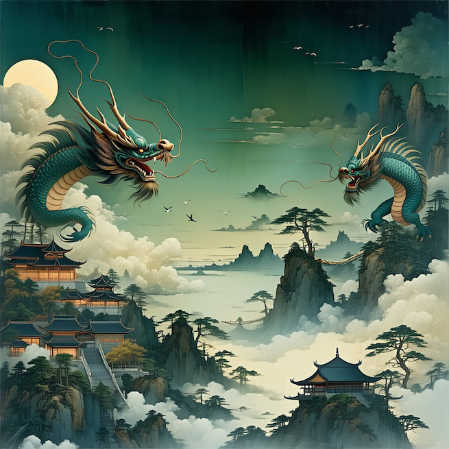 安得五彩虹，驾天作长桥。