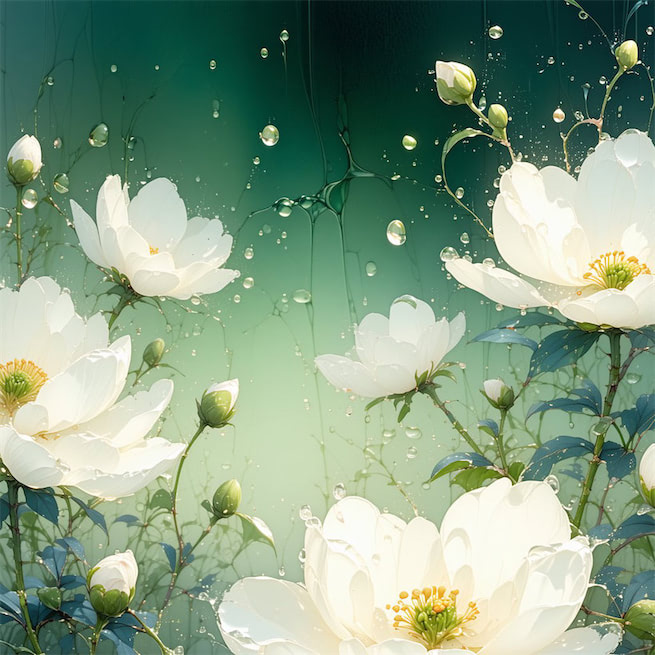 楼头残梦五更钟，花底离情三月雨。