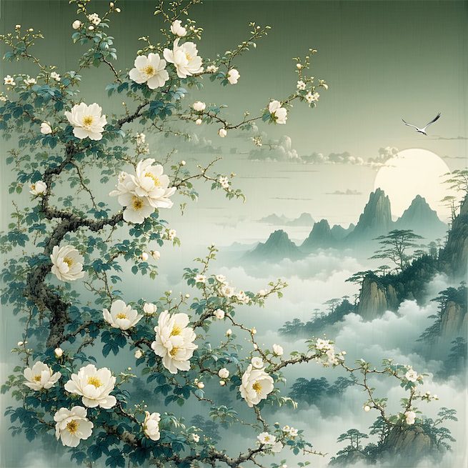 楼头残梦五更钟，花底离情三月雨。