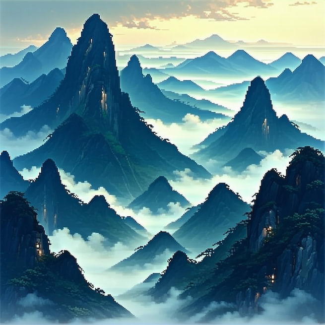 不识庐山真面目，只缘身在此山中。 Poster