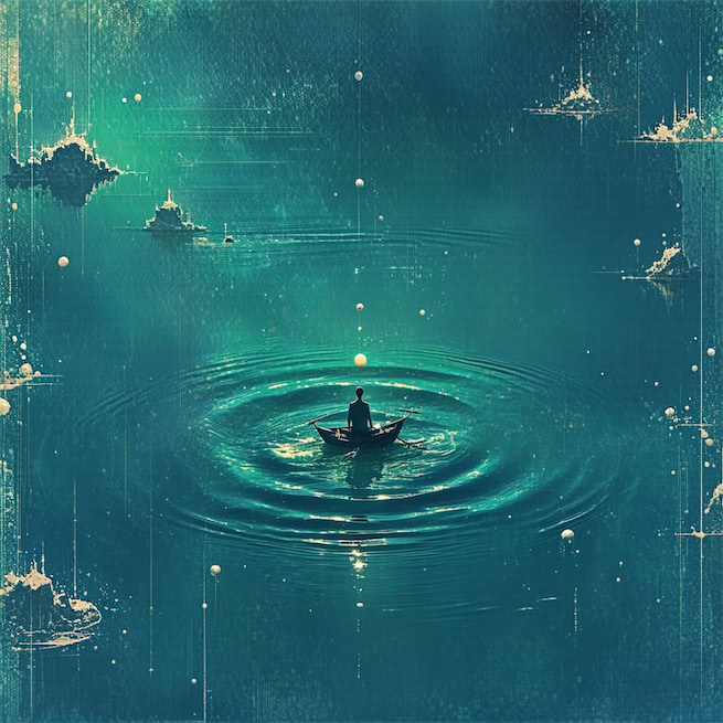 浮云一别后，流水十年间。