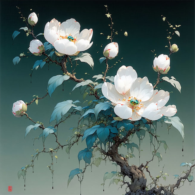 风暖鸟声碎，日高花影重。