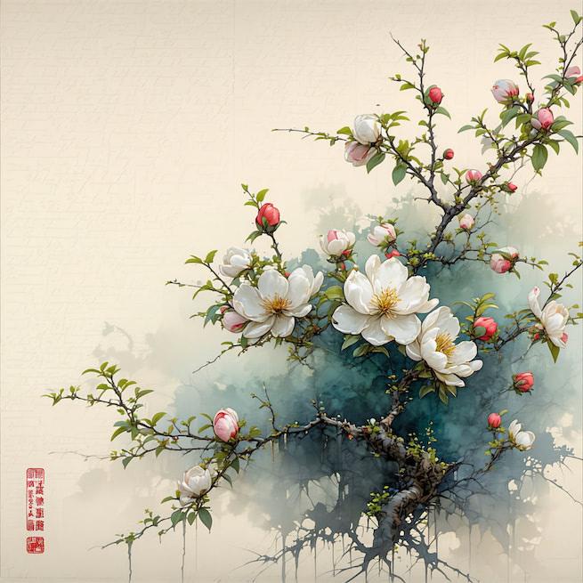 风暖鸟声碎，日高花影重。