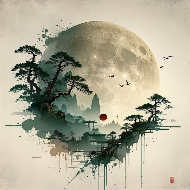 五更鼓角声悲壮，三峡星河影动摇。