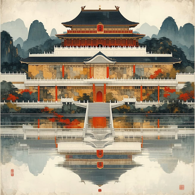 几度东风吹世换，千年往事随潮去。 Poster