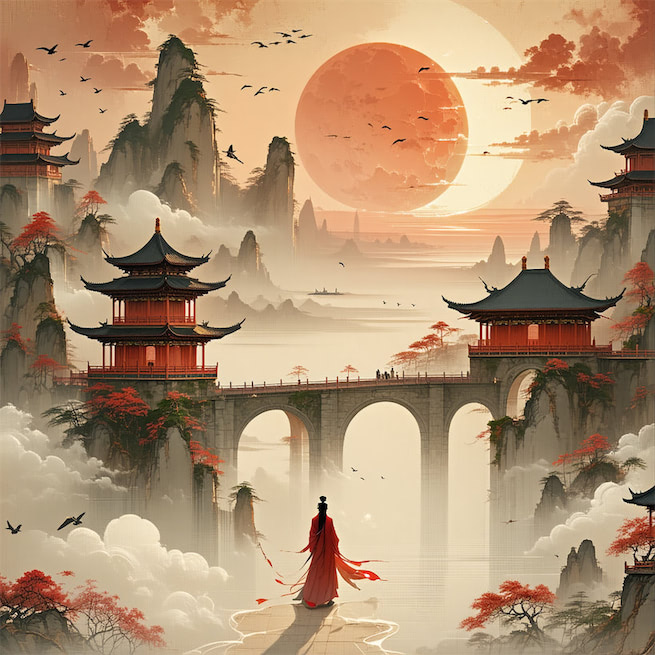 几度东风吹世换，千年往事随潮去。 Poster