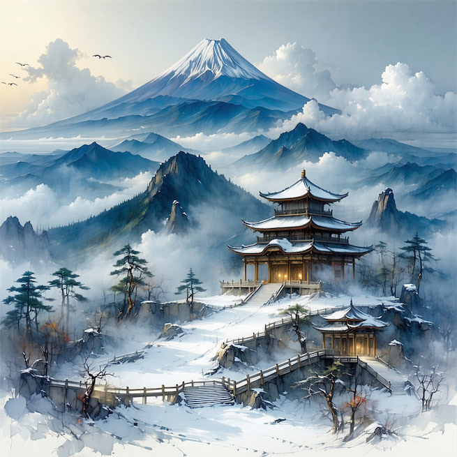 欲渡黄河冰塞川，将登太行雪满山。