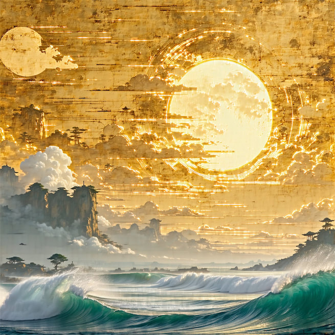 黄河落天走东海，万里写入胸怀间。 Poster