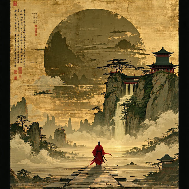 黄河落天走东海，万里写入胸怀间。