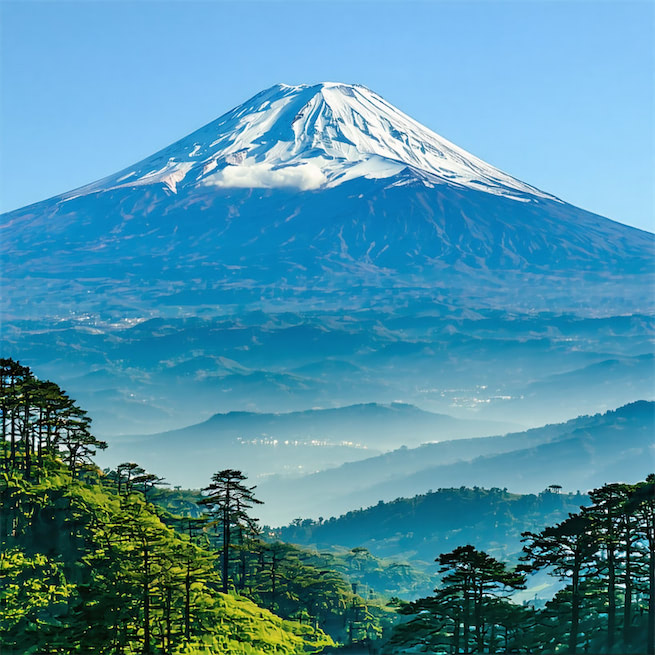 泰山嵯峨夏云在，疑是白波涨东海。