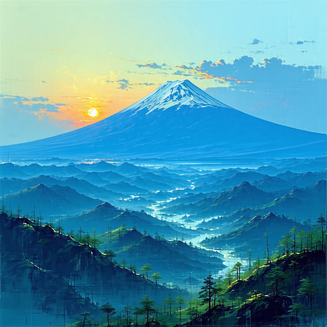 泰山嵯峨夏云在，疑是白波涨东海。