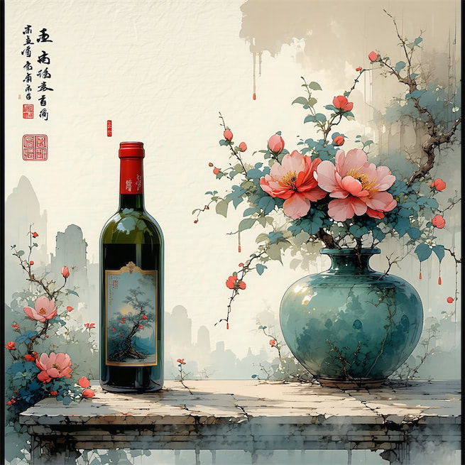 强携酒、小桥宅，怕梨花落尽成秋色。 Poster