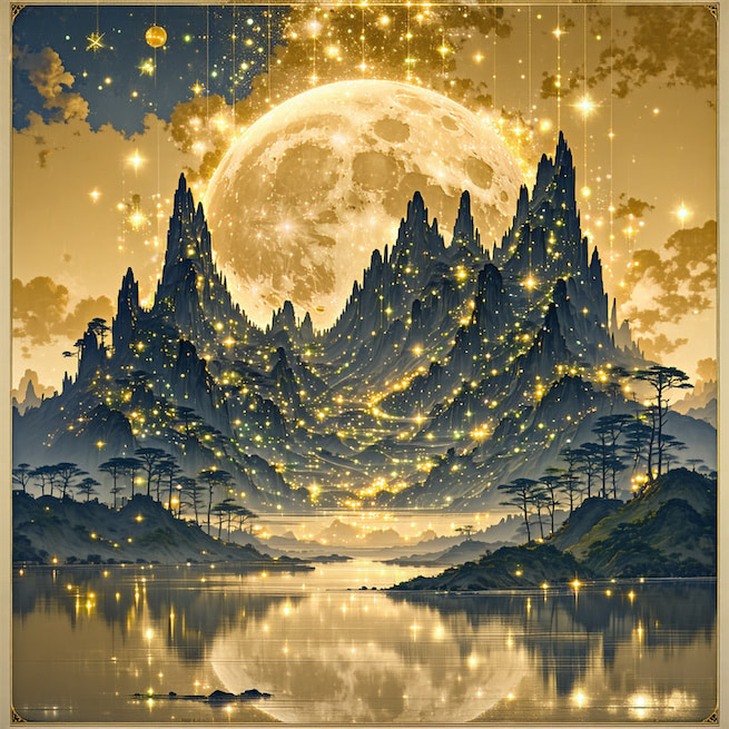 更深黄月落，夜久靥星稀。