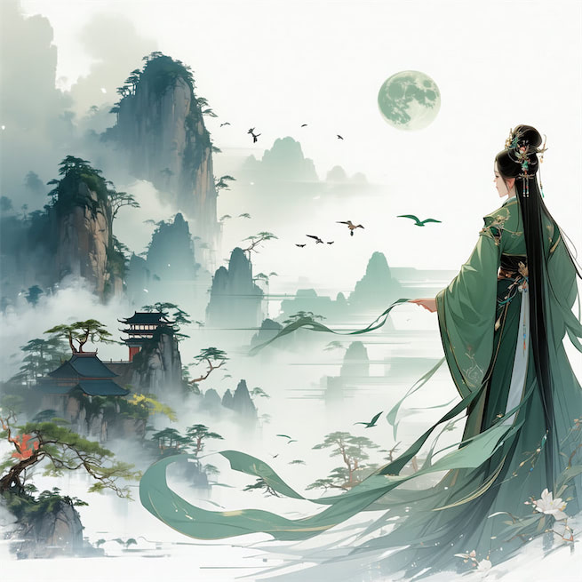 遥怜小儿女，未解忆长安。