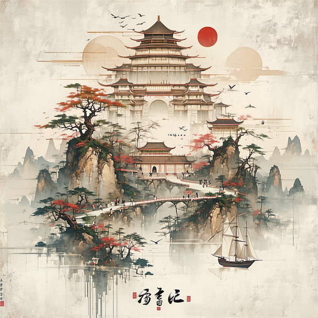 庭前时有东风入，杨柳千条尽向西。