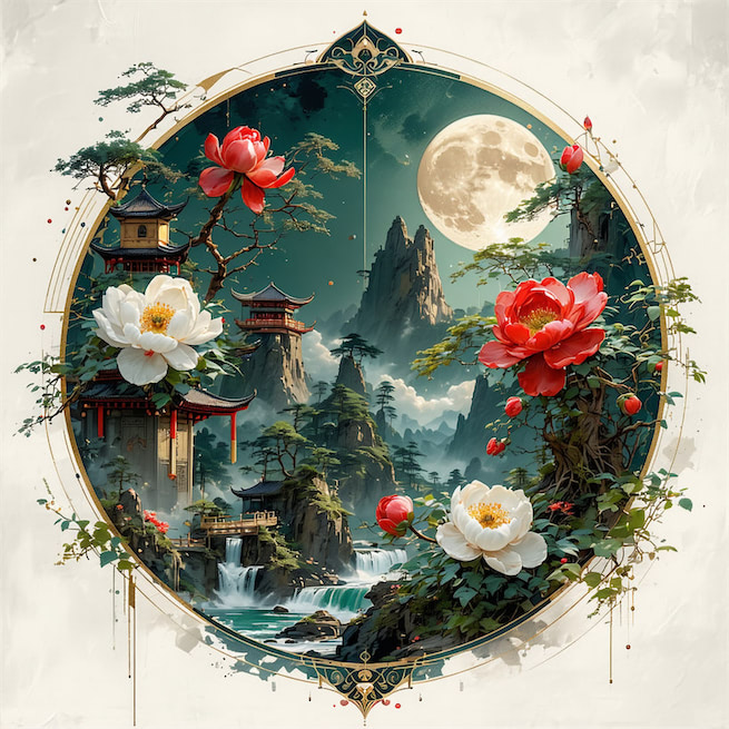 独写菖蒲竹叶杯，蓬城芳草踏初回。 Poster