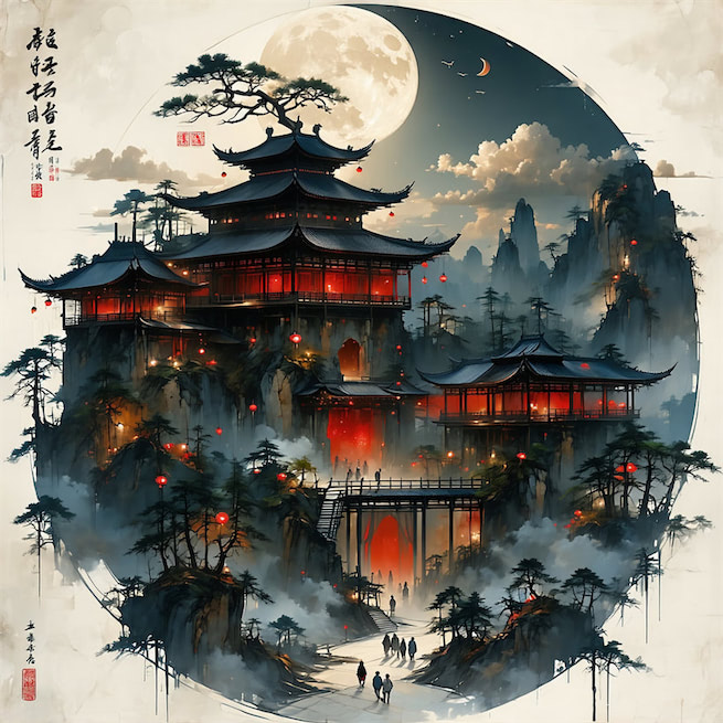 携扙来追柳外凉，画桥南畔倚胡床。