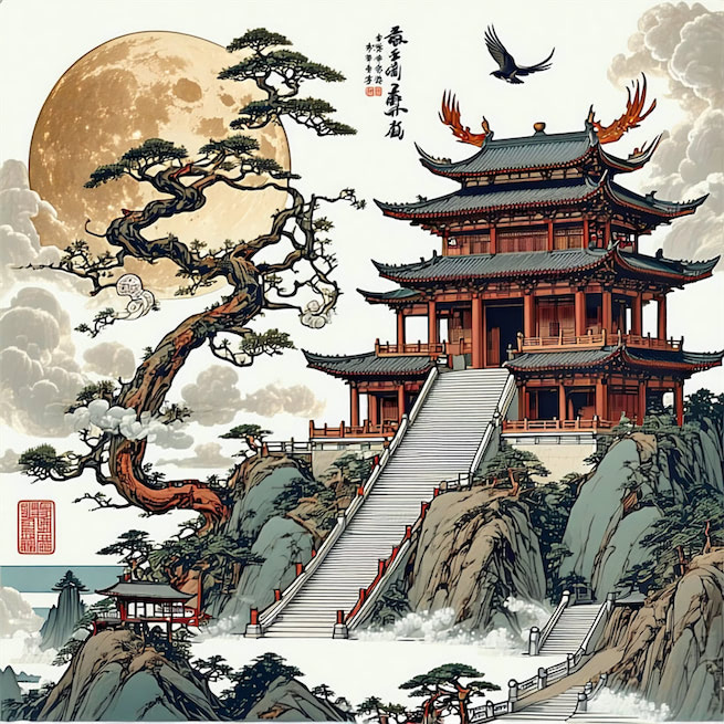 携扙来追柳外凉，画桥南畔倚胡床。