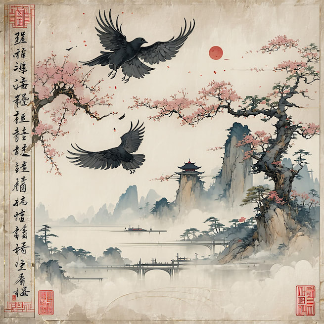 惆怅南朝事，长江独至今。 Poster