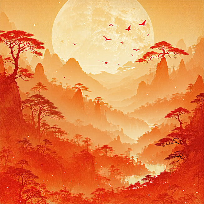 当时相候赤栏桥，今日独寻黄叶路。 Poster