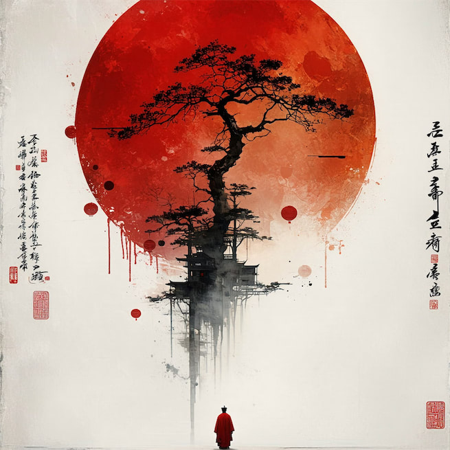 当时相候赤栏桥，今日独寻黄叶路。