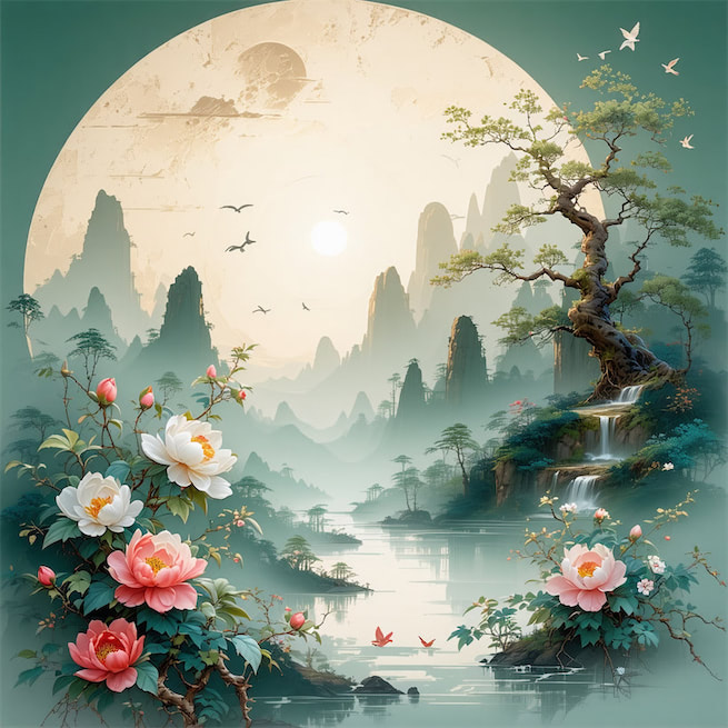 来日绮窗前，寒梅著花未。