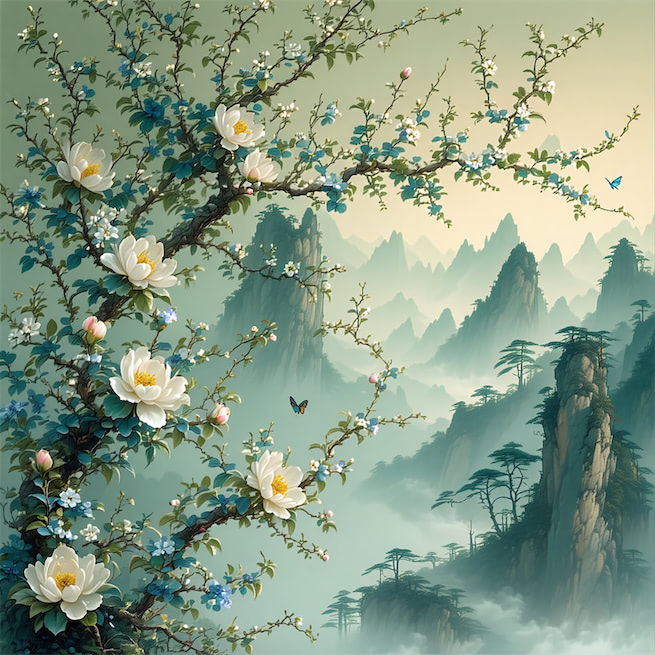 来日绮窗前，寒梅著花未。