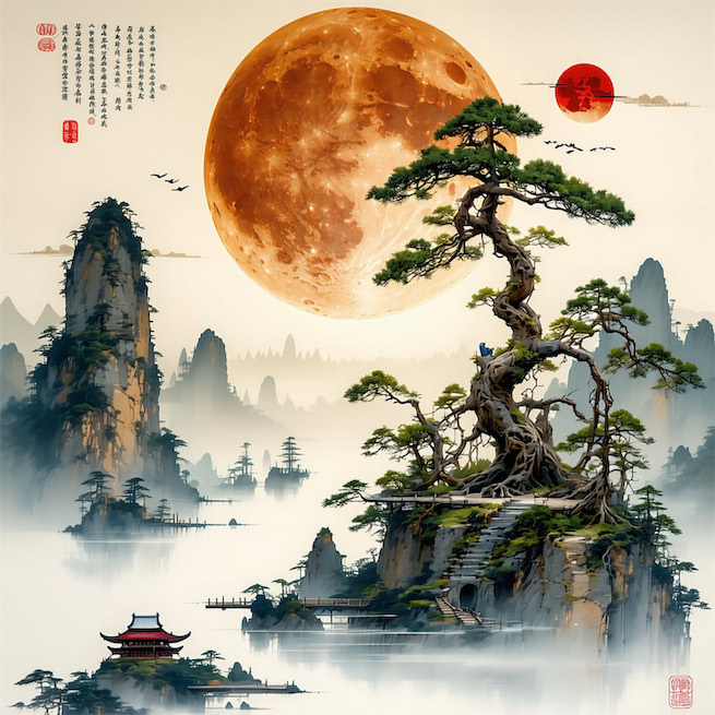 酒盏旋将荷叶当。莲舟荡。时时盏里生红浪。 Poster