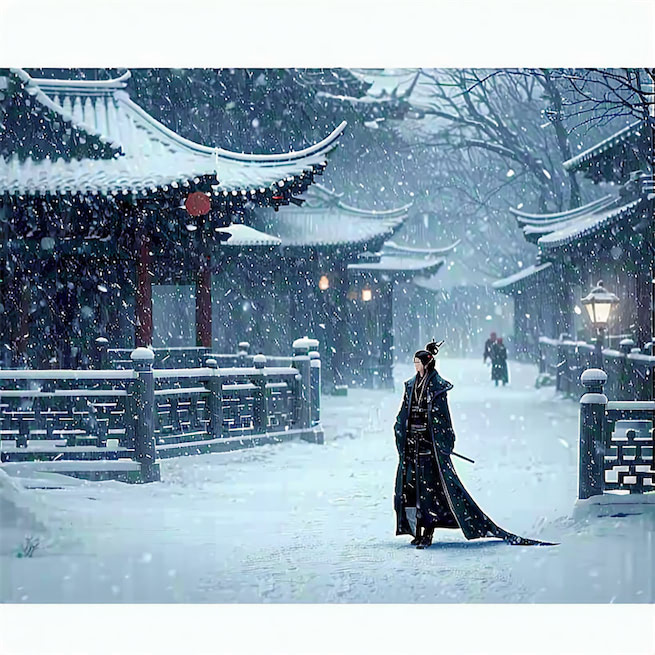 冬宜密雪，有碎玉声。