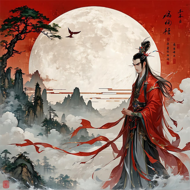 梅定妒，菊应羞。画阑开处冠中秋。