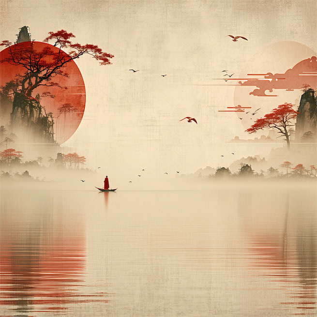 三十功名尘与土，八千里路云和月。