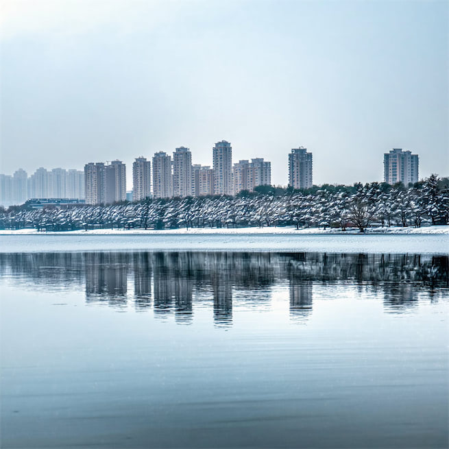 路出寒云外，人归暮雪时。 Poster