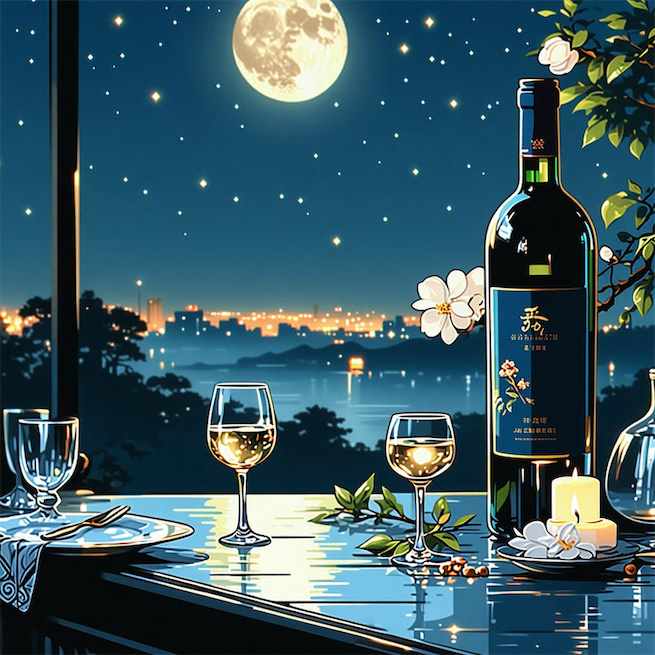 将坛醇酒冰浆细，元夜邀宾灯火新。 Poster