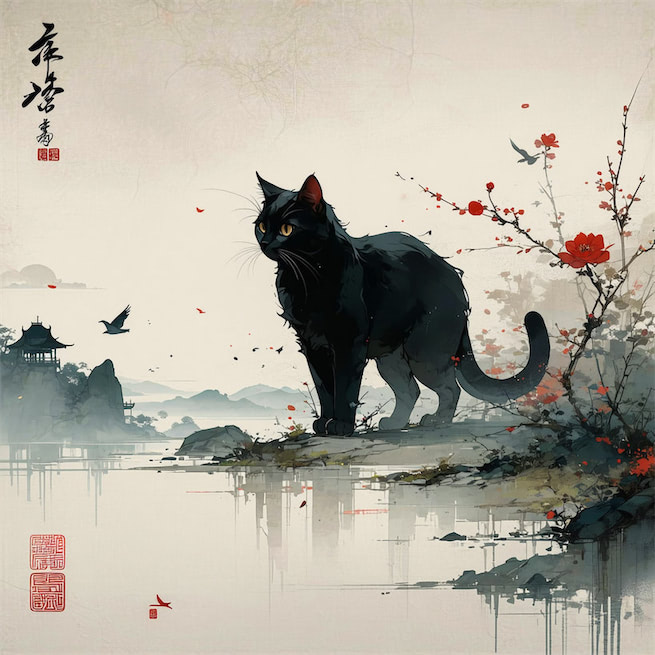 是无猫邪，是不会蓄猫也。 Poster