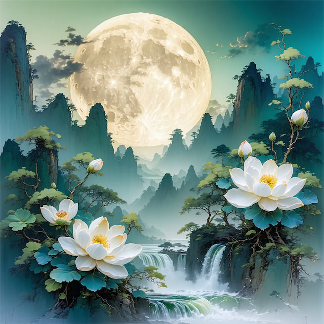 黄昏庭院柳啼鸦，记得那人，和月折梨花。 Poster