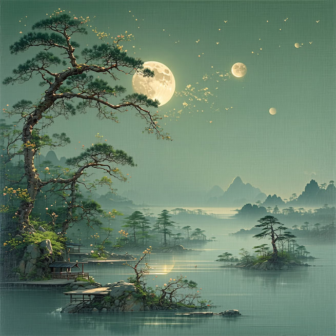 黄昏庭院柳啼鸦，记得那人，和月折梨花。