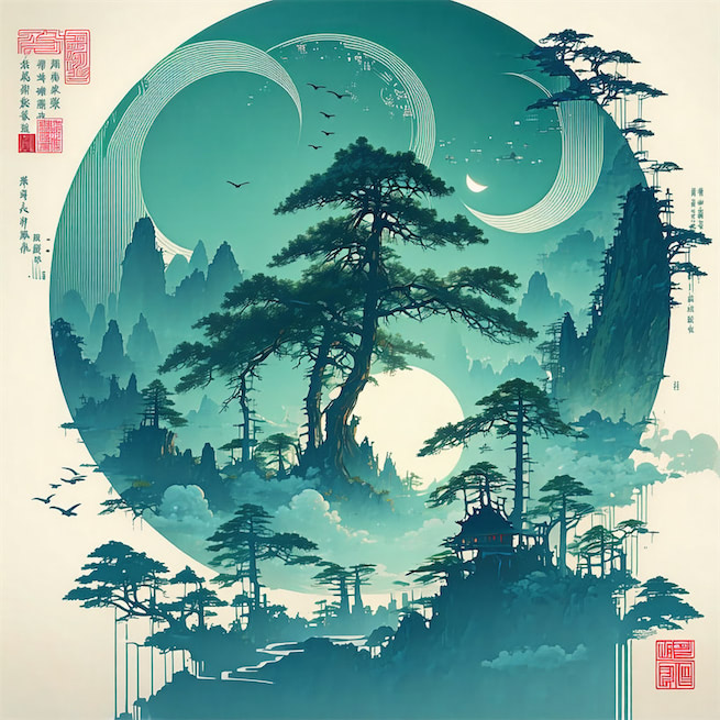 泠泠七弦上，静听松风寒。