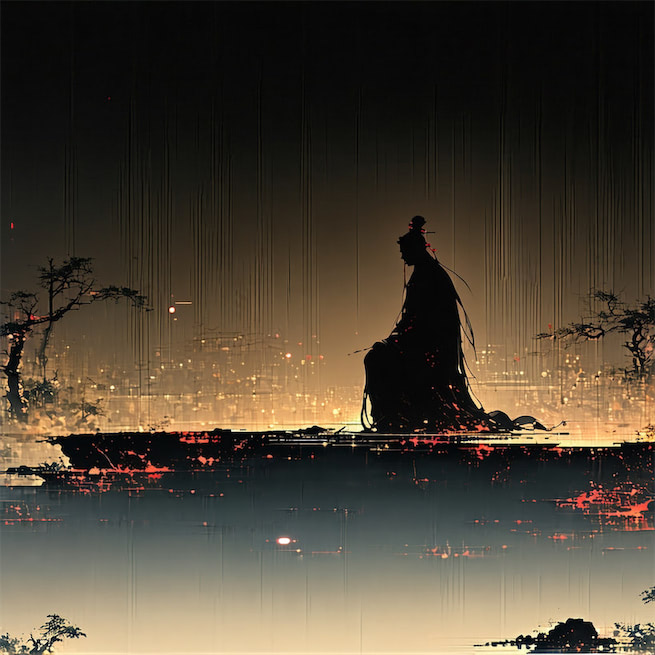 夜深风竹敲秋韵。万叶千声皆是恨。 Poster