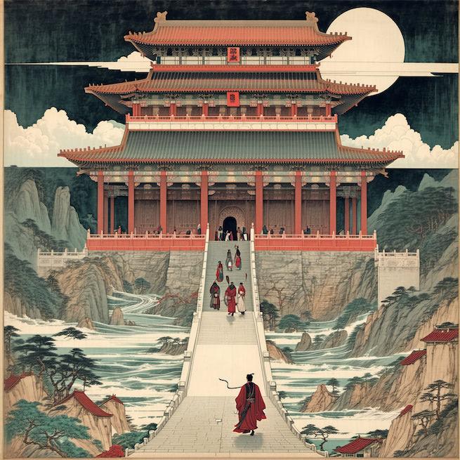 细读离骚还痛饮，饱看修竹何妨肉。 Poster