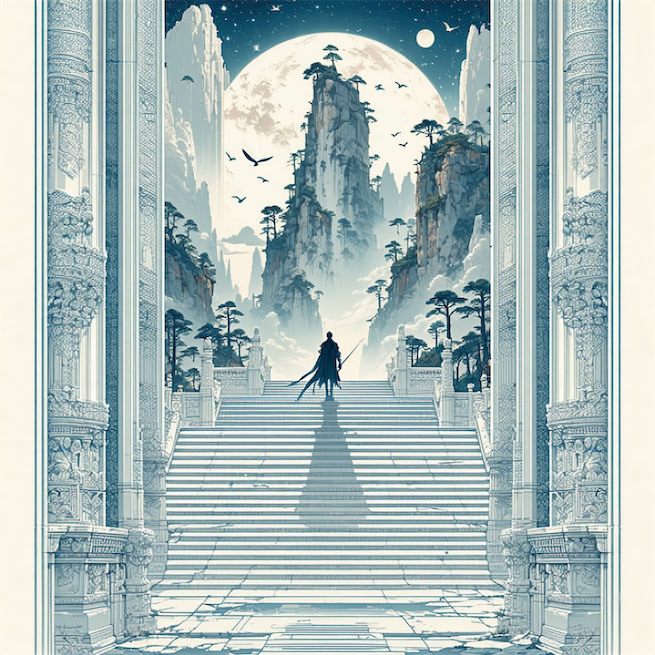 骑牛远远过前村，短笛横吹隔陇闻。